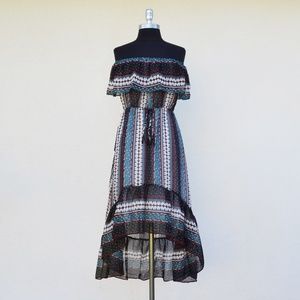 High-low boho dress